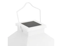 Verk 12387 Dekoratívna LED lucerna so sviečkou, 28 cm, solárny panel, biela