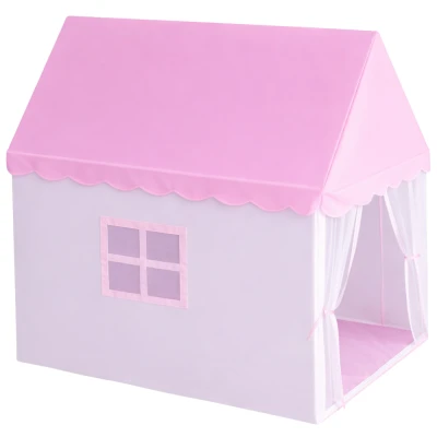 Verk 18314 Dětský stan zámek 125 x 130 x 98 cm, růžová
