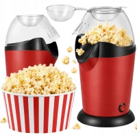 Verk 07551 Výrobník popcornu 1200 W, červený