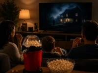 Verk 07551 Výrobník popcornu 1200 W, červený