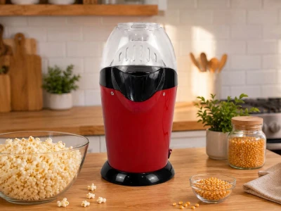 Verk 07551 Výrobník popcornu 1200 W, červený