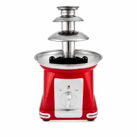 Verk 07554 Čokoládová fontána na fondue, 3 úrovne, 65 W, 230 V, 50 Hz, červená
