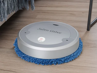 Verk 24652 Robotický mop s UV svetlom, bezdrôtový, 2400 mAh, strieborný