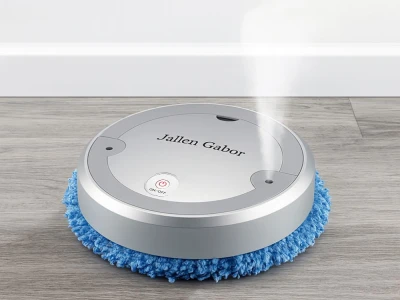Verk 24652 Robotický mop s UV svetlom, bezdrôtový, 2400 mAh, strieborný