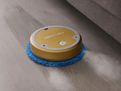 Verk 24652 Robotický mop s UV světlem, bezdrátový, 2400 mAh, zlatý