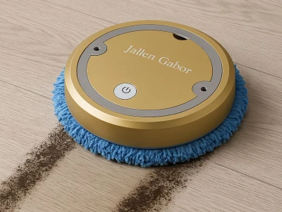 Verk 24652 Robotický mop s UV světlem, bezdrátový, 2400 mAh, zlatý