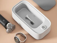 Verk 24654 Ultrazvuková vibrační myčka/čistička 45 kHz, USB, bílo-šedá