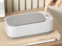 Verk 24654 Ultrazvuková vibrační myčka/čistička 45 kHz, USB, bílo-šedá