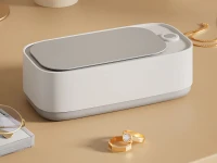 Verk 24654 Ultrazvuková vibrační myčka/čistička 45 kHz, USB, bílo-šedá