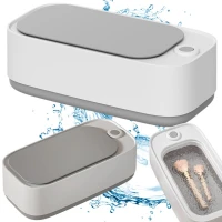 Verk 24654 Ultrazvuková vibrační myčka/čistička 45 kHz, USB, bílo-šedá