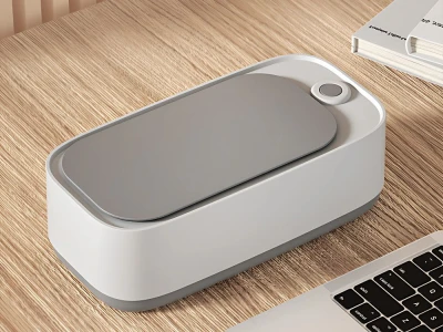 Verk 24654 Ultrazvuková vibrační myčka/čistička 45 kHz, USB, bílo-šedá