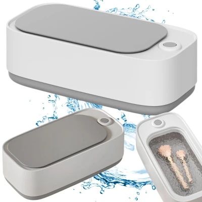 Verk 24654 Ultrazvuková vibrační myčka/čistička 45 kHz, USB, bílo-šedá