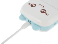 Verk 27319 Mini termotlačiareň na fotografické štítky, Bluetooth, modrá mačka