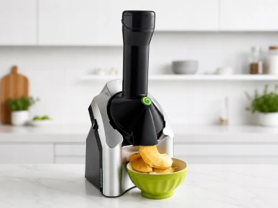 Verk 07553 Stroj na výrobu zmrzliny 200 W, strieborný