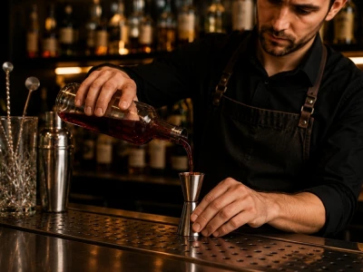 Verk 07459 Barmanská odměrka 25/50 ml, nerez