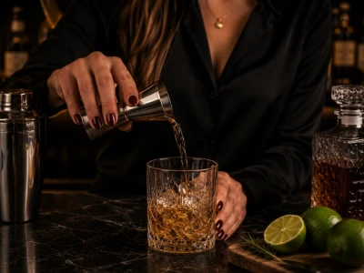 Verk 07459 Barmanská odměrka 25/50 ml, nerez