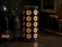 Verk 07489 Otočný stojan na kávové kapsule (40 ks), čierny