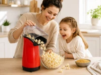 Verk 07526 Výrobník popcornu 1200 W, červený