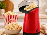 Verk 07526 Výrobník popcornu 1200 W, červený