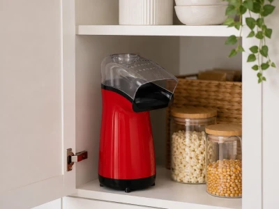 Verk 07526 Výrobník popcornu 1200 W, červený