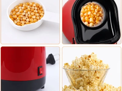 Verk 07526 Výrobník popcornu 1200 W, červený