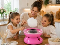 Verk 07550 Výrobník cukrové vaty 480 W, růžový