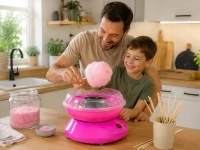 Verk 07550 Výrobník cukrové vaty 480 W, růžový