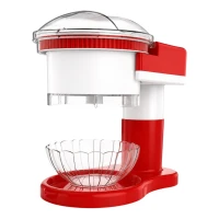 Verk 07555 Stroj na výrobu ľadovej triešte 30 W, 220 V/50 Hz, červeno-biely