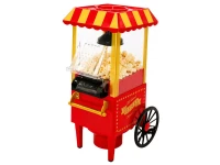 Verk 07552 Stroj na popcorn, retro vozík,1200 W, červený