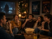 Verk 07552 Stroj na popcorn, retro vozík,1200 W, červený