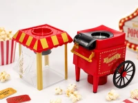 Verk 07552 Stroj na popcorn, retro vozík,1200 W, červený