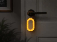 Verk 12431 Zavesená LED lampa so senzorom pohybu, 2700 - 3000 K, svetlohnedá