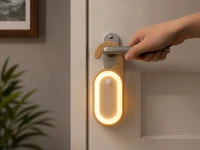 Verk 12431 Zavesená LED lampa so senzorom pohybu, 2700 - 3000 K, svetlohnedá