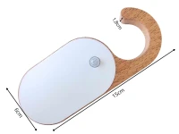 Verk 12431 Zavesená LED lampa so senzorom pohybu, 2700 - 3000 K, svetlohnedá