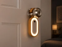 Verk 12431 Zavesená LED lampa so senzorom pohybu, 2700 - 3000 K, svetlohnedá