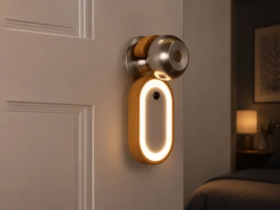 Verk 12431 Zavesená LED lampa so senzorom pohybu, 2700 - 3000 K, svetlohnedá