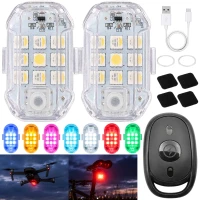 Verk 12435 Bezdrôtové LED výstražné svetlá s diaľkovým ovládaním, 7 farieb, sada 2 ks