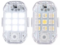 Verk 12435 Bezdrôtové LED výstražné svetlá s diaľkovým ovládaním, 7 farieb, sada 2 ks