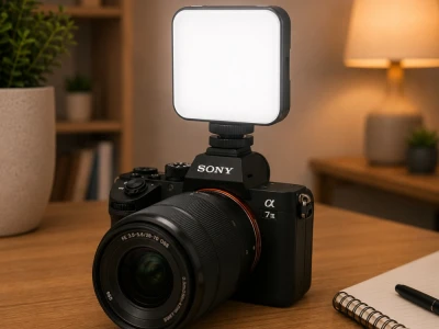 Verk 12433 Mini RGB LED panel pre fotografovanie a video, 150 LED, 3000 - 6500 K, 5,5 W