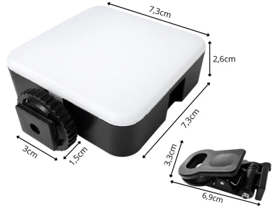 Verk 12433 Mini RGB LED panel pre fotografovanie a video, 150 LED, 3000 - 6500 K, 5,5 W
