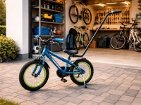 Verk 14745 Vodiaca tyč na detský bicykel, čierna