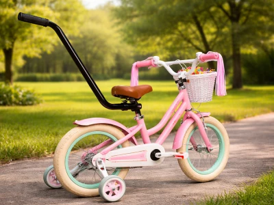 Verk 14745 Vodiaca tyč na detský bicykel, čierna