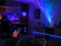 Verk 18334 LED projektor hviezdnej oblohy s Bluetooth reproduktorom a diaľkovým ovládaním
