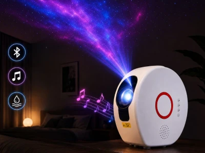 Verk 18334 LED projektor hviezdnej oblohy s Bluetooth reproduktorom a diaľkovým ovládaním