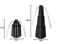 Verk 24658 Skládací odpuzovač hmyzu s rotujícími lopatkami 26 x 8 cm, černý