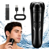 Verk 24662 Rotační holicí strojek, USB-C, 3 W, 3,7 V, černý 