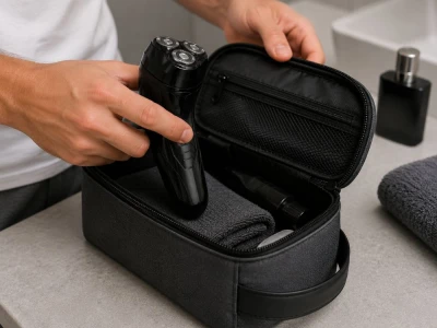 Verk 24662 Rotační holicí strojek, USB-C, 3 W, 3,7 V, černý 