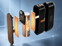 Verk 27710 Magnetický elektrický ohřívač rukou 2 v 1, USB-C, černý