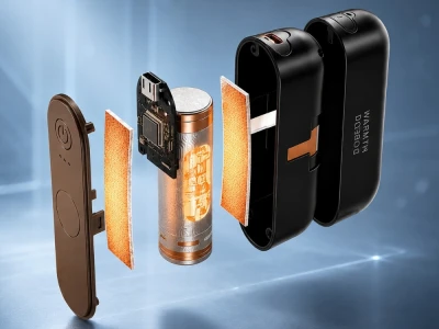 Verk 27710 Magnetický elektrický ohřívač rukou 2 v 1, USB-C, černý