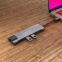 Kruger&Matz KM0391 Adaptér USB-C na HDMI/2x USB 3.0/2x USB-C/RJ45